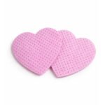 No lint Heart shaped pads