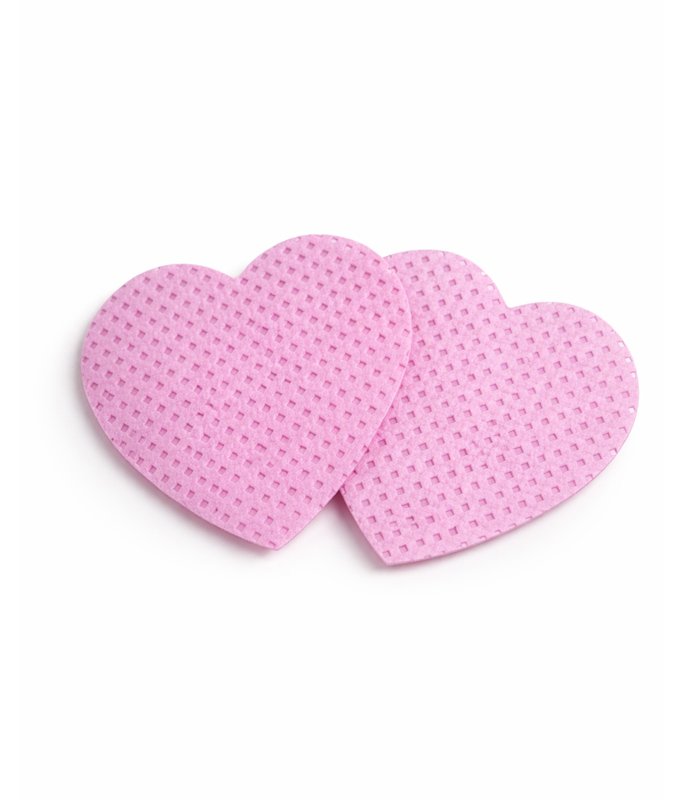 דףמוצר פדיםללא סיבים No lint Heart shaped pads - Image 1